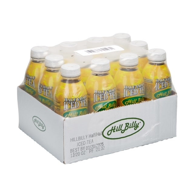Hillbilly Half & Half Iced Tea/Lemonade 12 pack SHIPPING INCLUDED