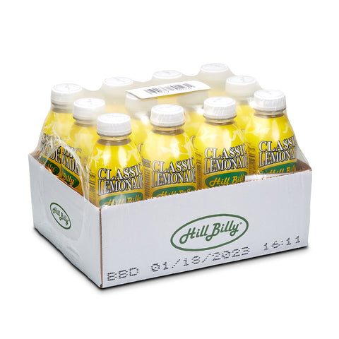 HillBilly Classic Lemonade 12 pack SHIPPING INCLUDED