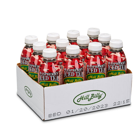 HillBilly Raspberry Iced Tea 12 pack SHIPPING INCLUDED