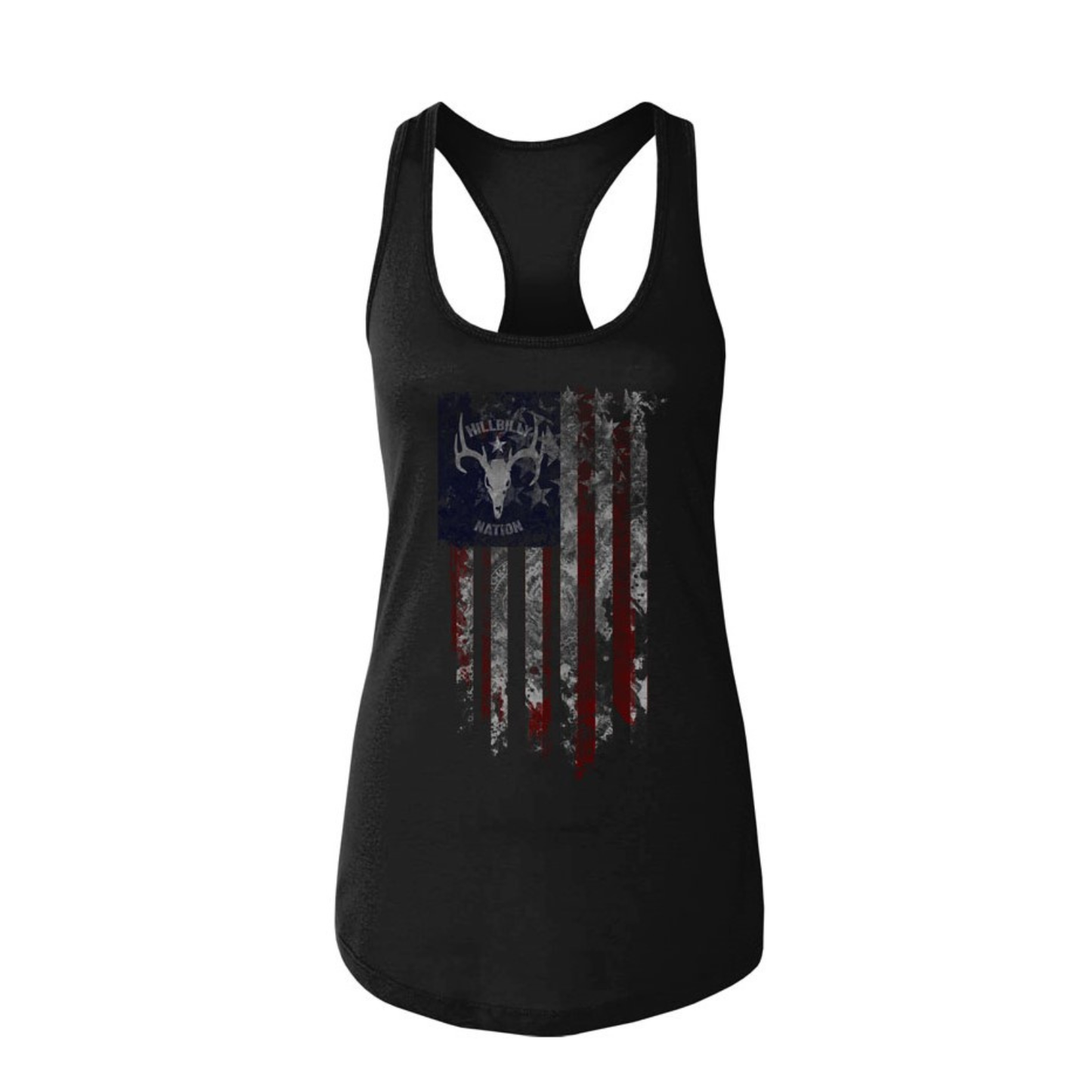 Women's Black "HillBilly Nation" Tank Top