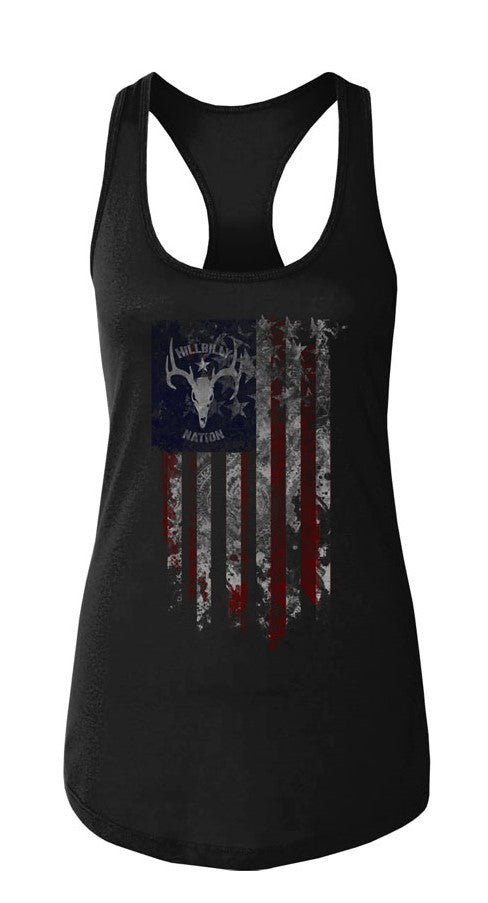 Women's Black "HillBilly Nation" Tank Top