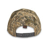 HillBilly RealTree Timber Camo Trucker Hat with Black Patch with snapback closure