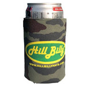 HillBilly Green Camo Koozie